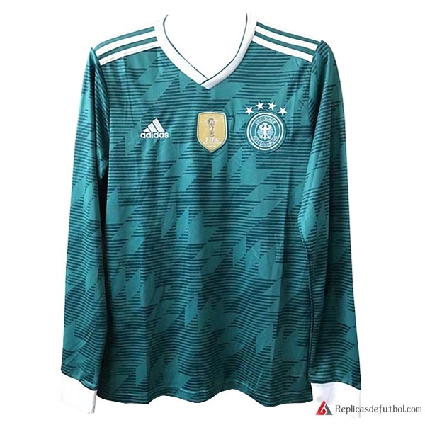 Camiseta Seleccion Alemania Segunda equipación ML 2018 Verde
